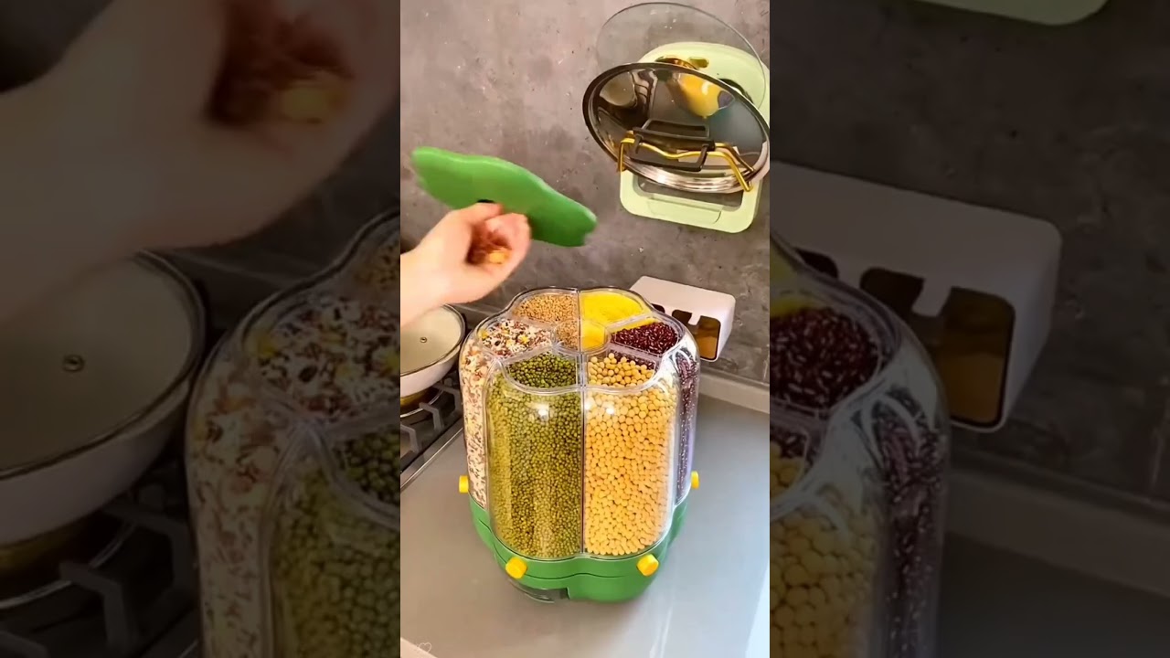 Wadah Makanan Premium dengan 6 Sekat Untuk Menyimpan Berbagai Bahan Makanan dengan Mudah #shorts