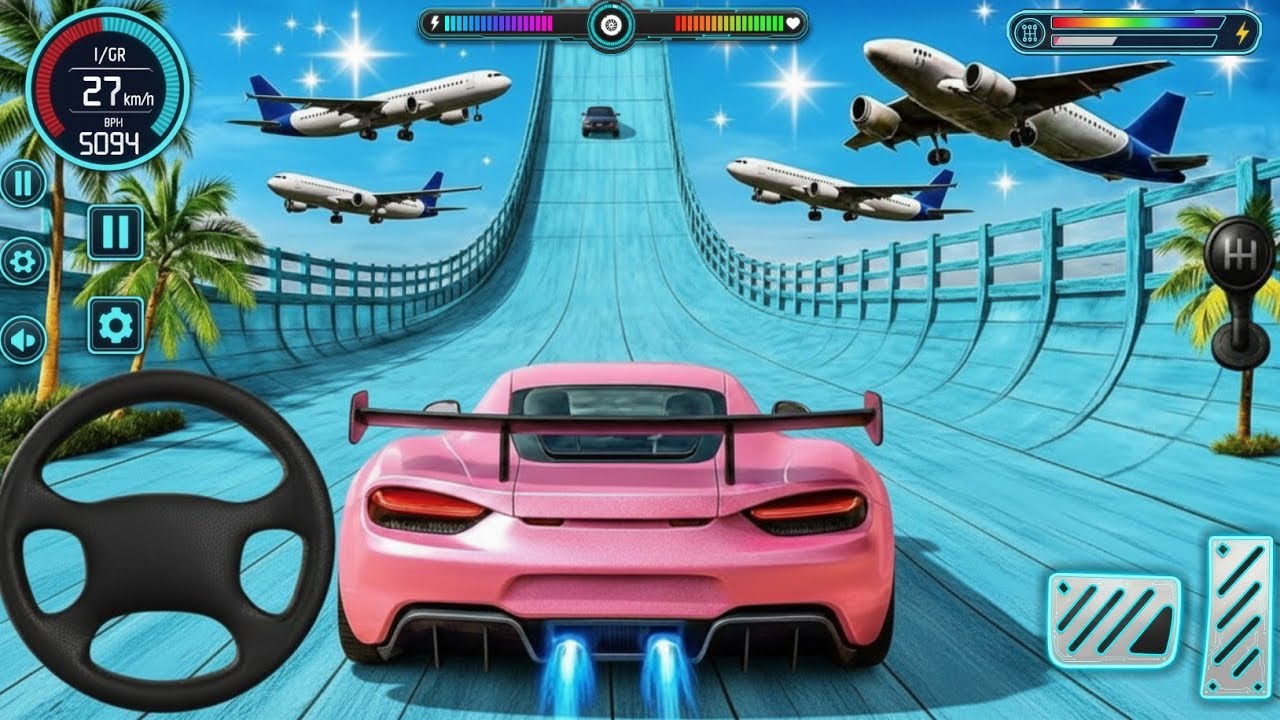 Impossible Mega Ramp Flip in GT Car Stunt Master | Extreme Speed Challenge 2026