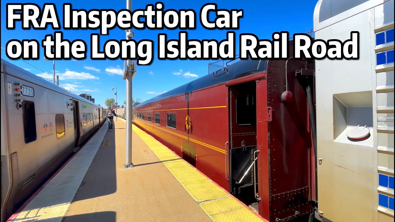 ⁴ᴷ⁶⁰ FRA Inspection Car DOTX 221 on the Long Island Rail Road
