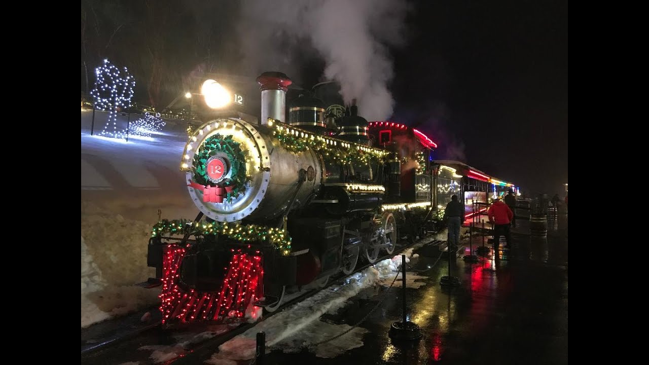 Come Ride the Christmas Train at Tweetsie Railroad in the Snow