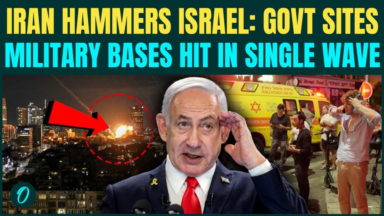 Iran’s IRGC Unleashes Missile BARRAGE on Israel; Military Base, Channel 13 Newsroom, Govt Office Hit