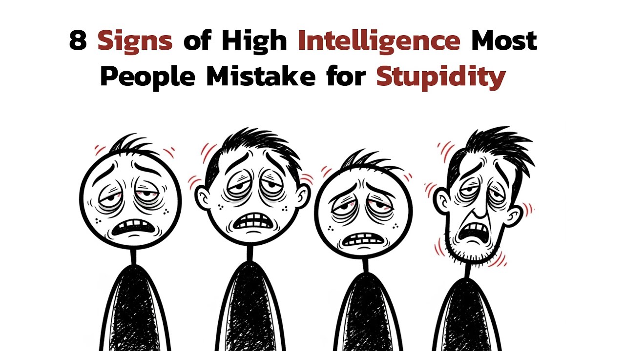 8 признаков высокого интеллекта, которые большинство людей ошибочно принимают за глупость