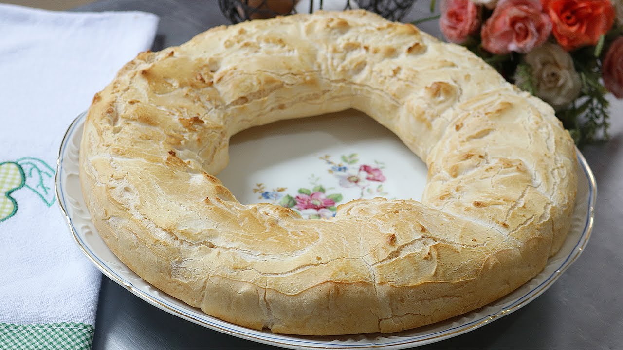 A RECEITA MAIS SIMPLES E FÁCIL DE: ROSCA DE POLVILHO ASSADA - Bateu Ta Pronto
