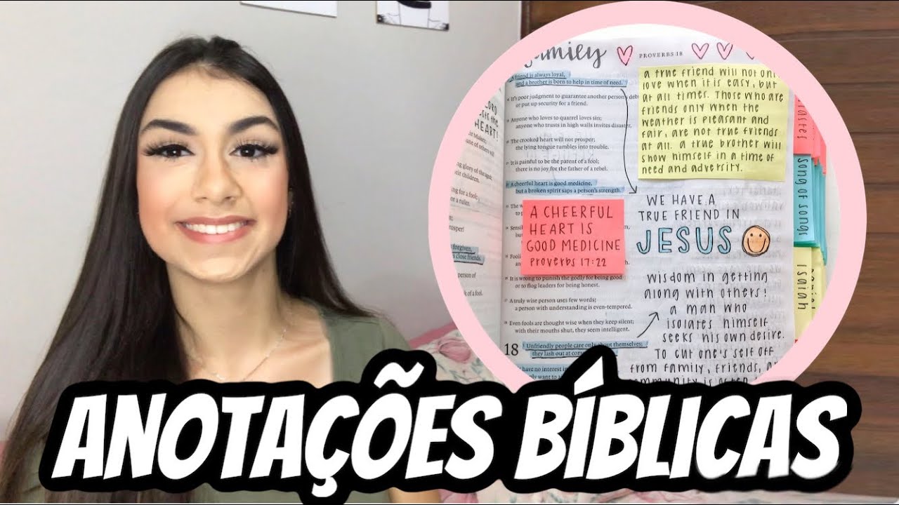 COMO FAZER ANOTAÇÕES NA BÍBLIA