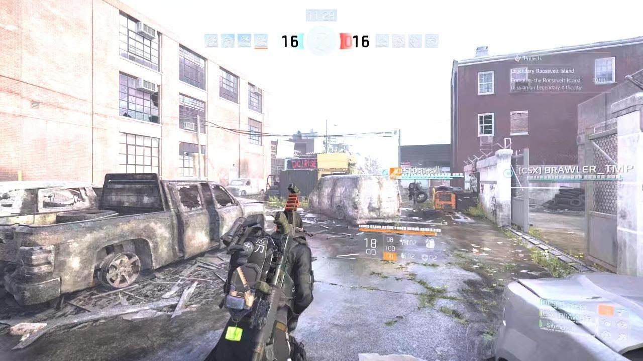 They left and came back with their friend to hunt us 😂 #gaming #ps5 #division2 #pvp 