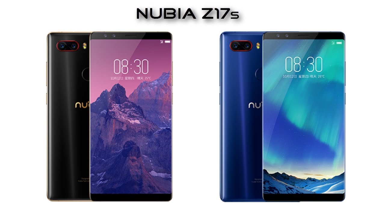ZTE nubia Z17s- 8GB RAM bezel-less smartphone /  18:9 aspect ratio