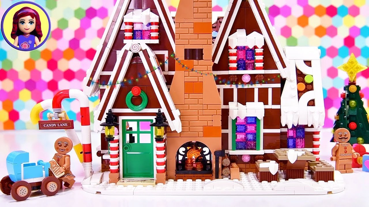 Meet the Gingerbread Family 🎄Building the Lego Gingerbread House