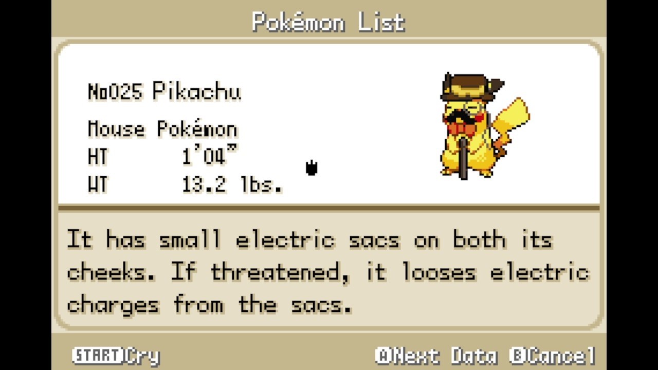 Pokemon Gentlemon Classy Red Complete Pokedex