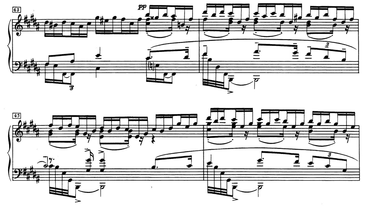 Scriabin: Piano Sonata No. 3 in F# Minor (Yuja, Tyson, Gould, Horowitz)