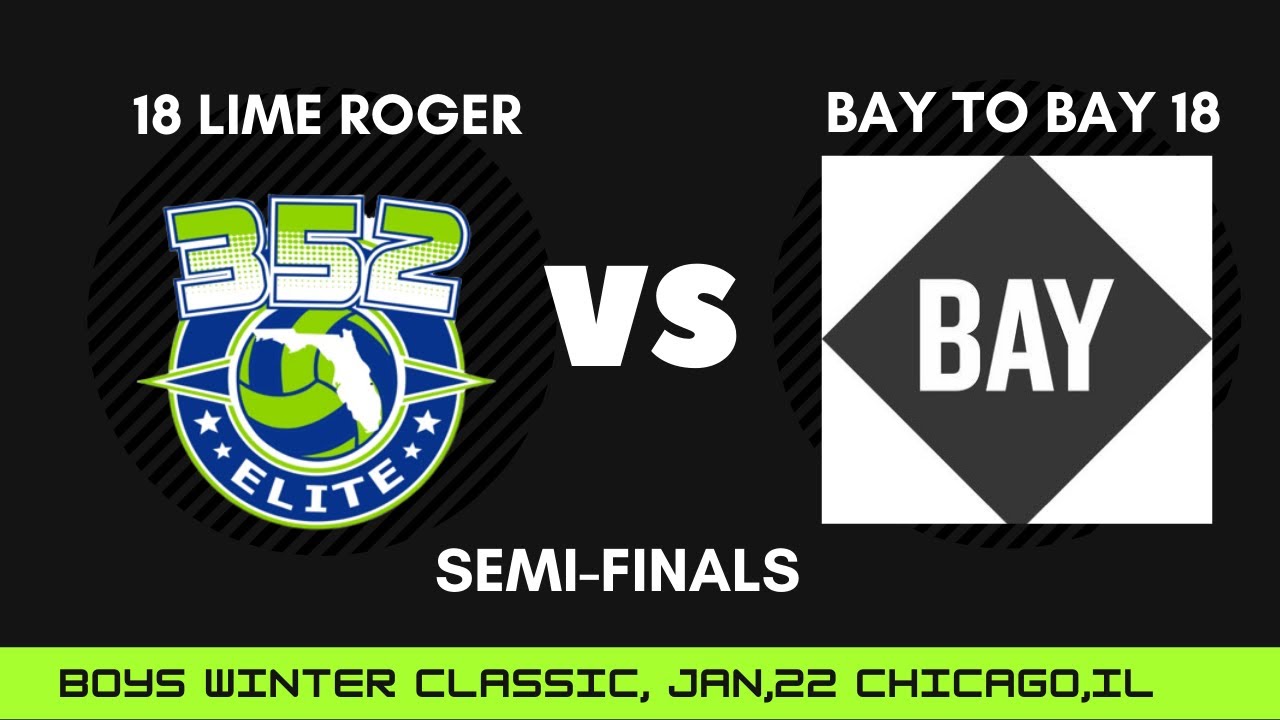 352 Elite 18 LIME ROGER  vs Bay to Bay Semi Finals Set 1EPIC MATCH PART 2  BWVCC