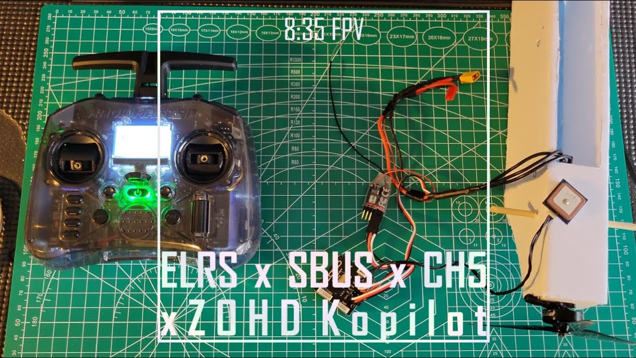 Using ELRS with SBUS on ZOHD Kopilot Lite - no CH5 Issue | 8:35 FPV
