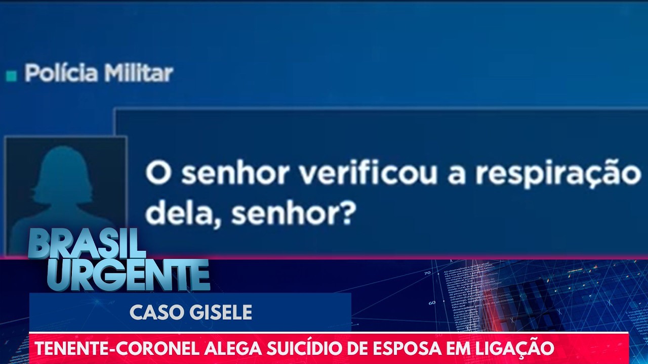 Veja momento em que Tenente Coronel liga para o resgate após morte da esposa | Brasil Urgente