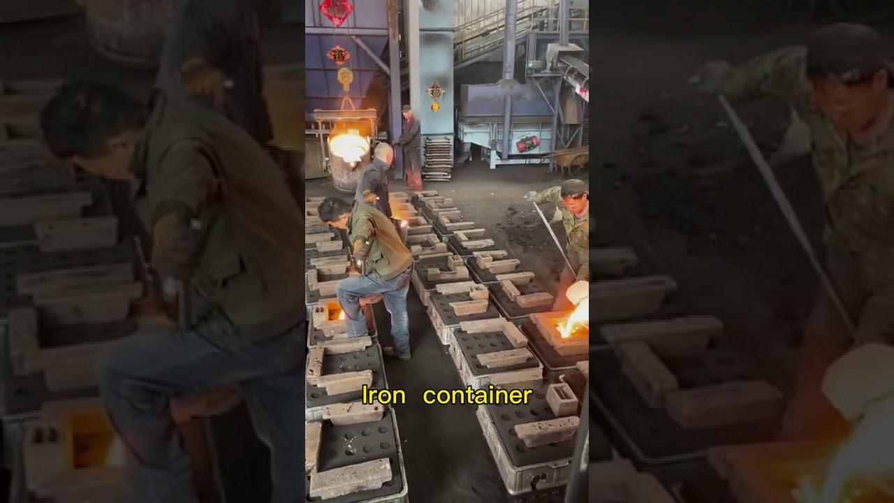 The casting workshop is used to install iron water containers