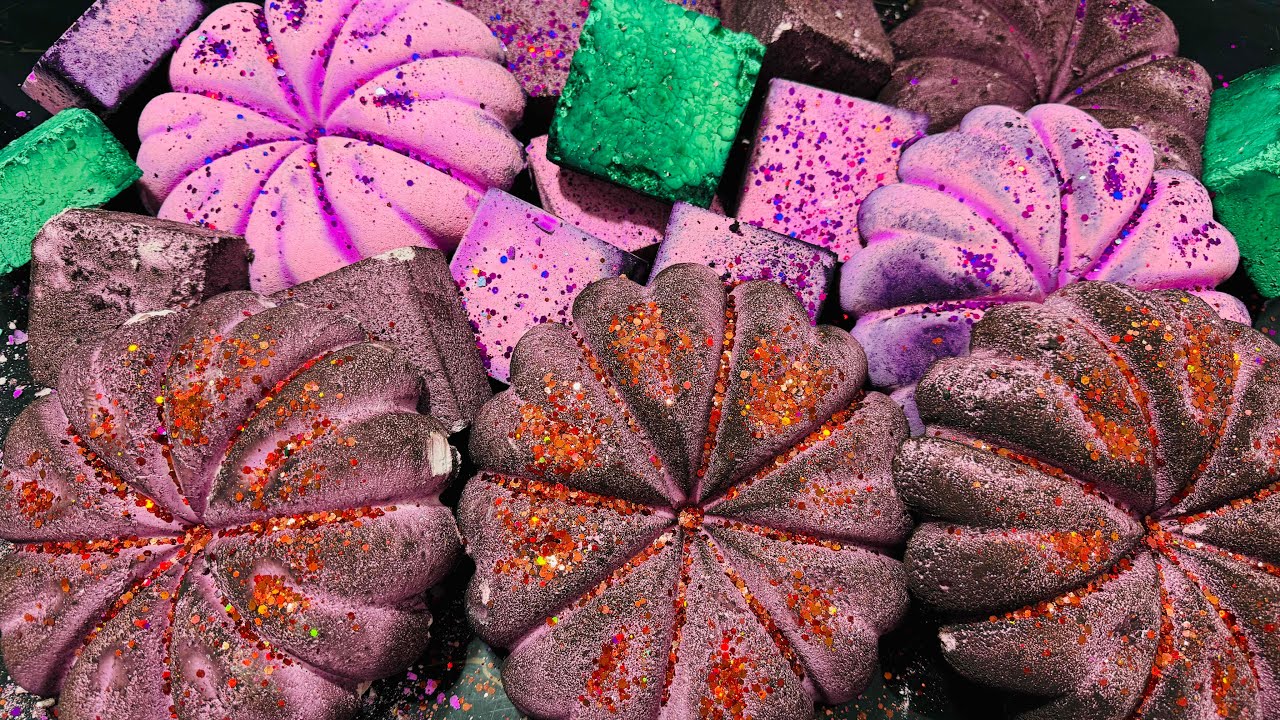Variety CC Dyed Chalk ASMR Crush | Oddly Satisfying ASMR