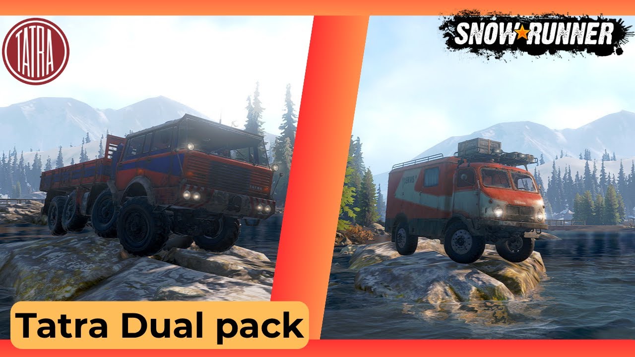 🚚 Tatra Dual Pack | DLC | Snowrunner review 🛞