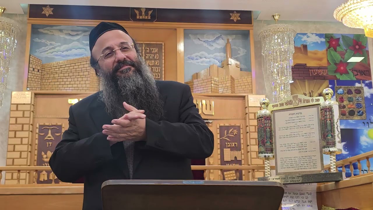הרב מאיר אלול: פרשת בשלח שבת שירה!! צפו!!