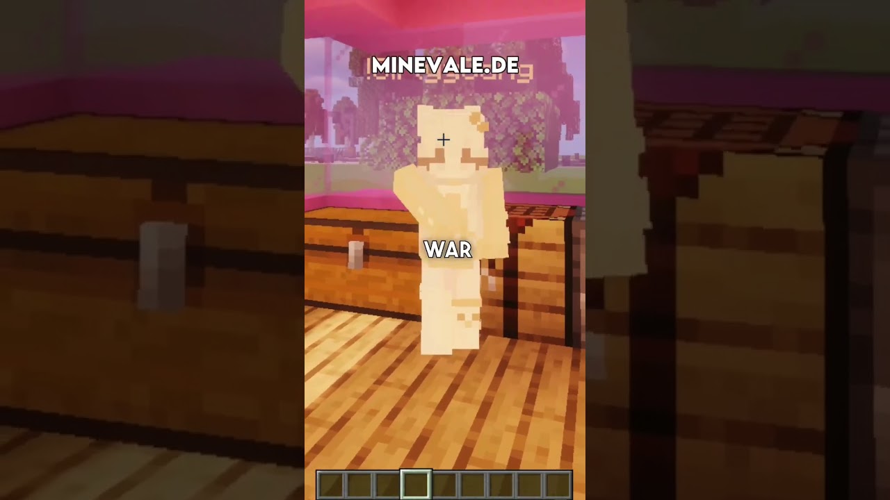 Ich HELFE einem M&Auml;DCHEN auf meinem MINECRAFT SERVER! 🥰😂 #citybuild #minecraft #shorts