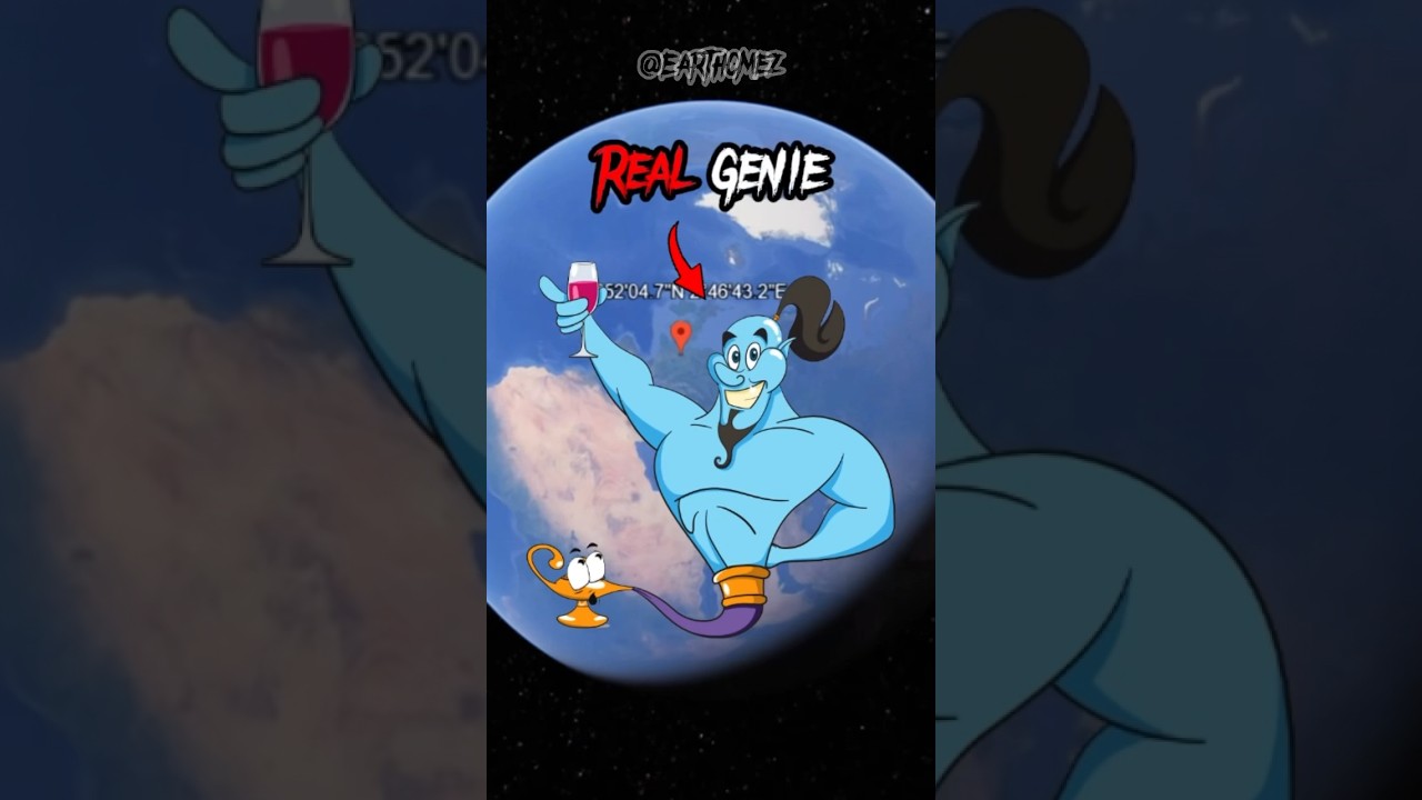 I found the 🤯 real genie 🧞&zwj;♂ on google maps #map #earth #earthcmez