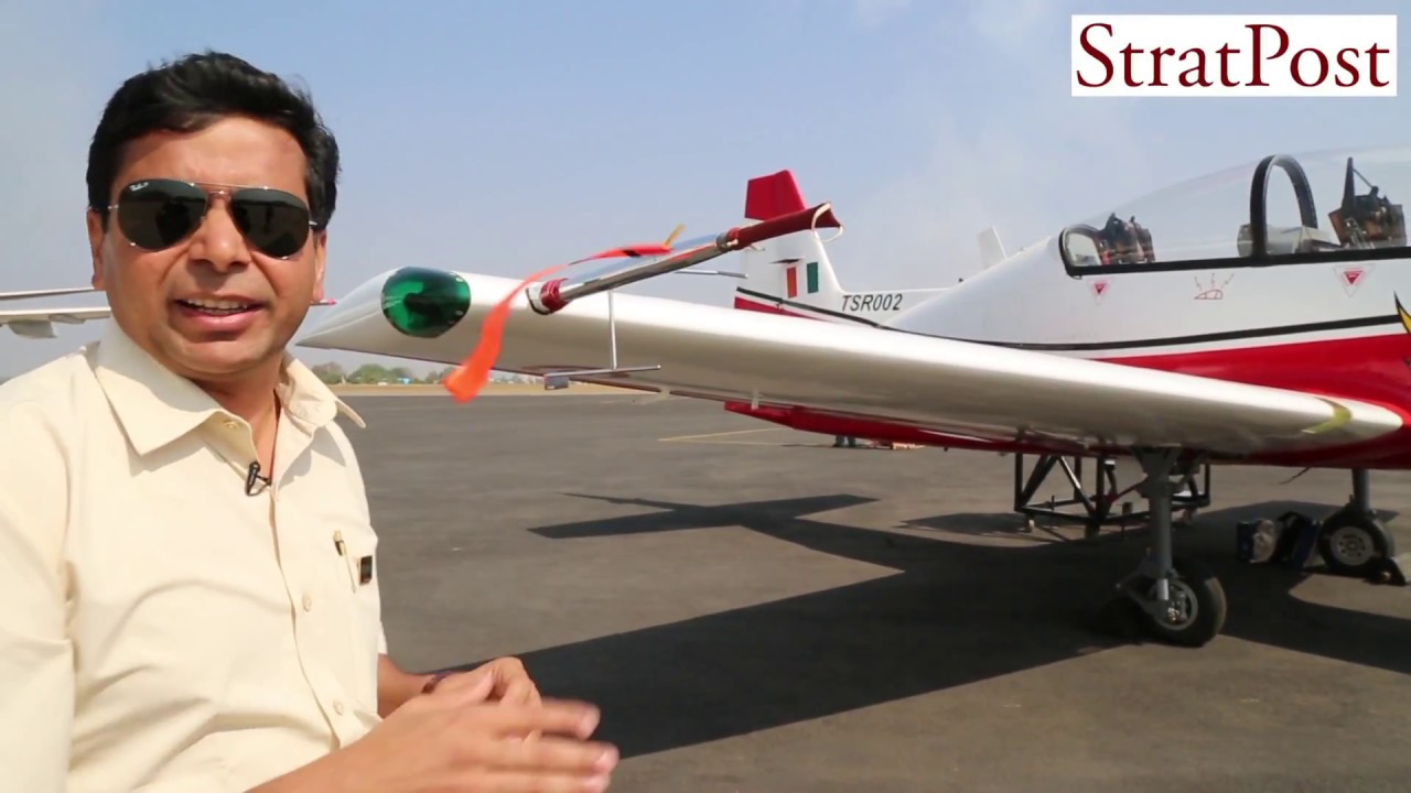 HTT 40 basic trainer at Aero India 2017