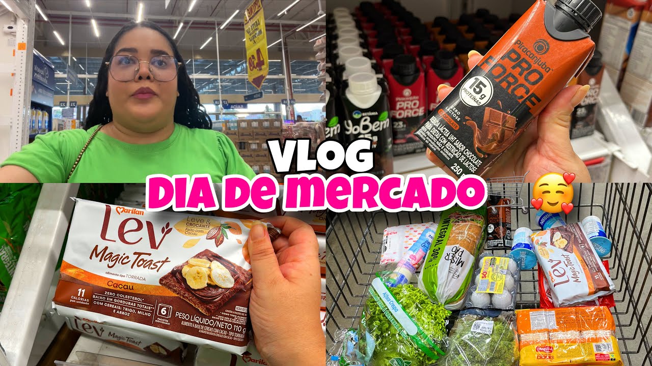 DIA DE MERCADO COMIGO!🛒🥰#assaiatacadista #mercado 
