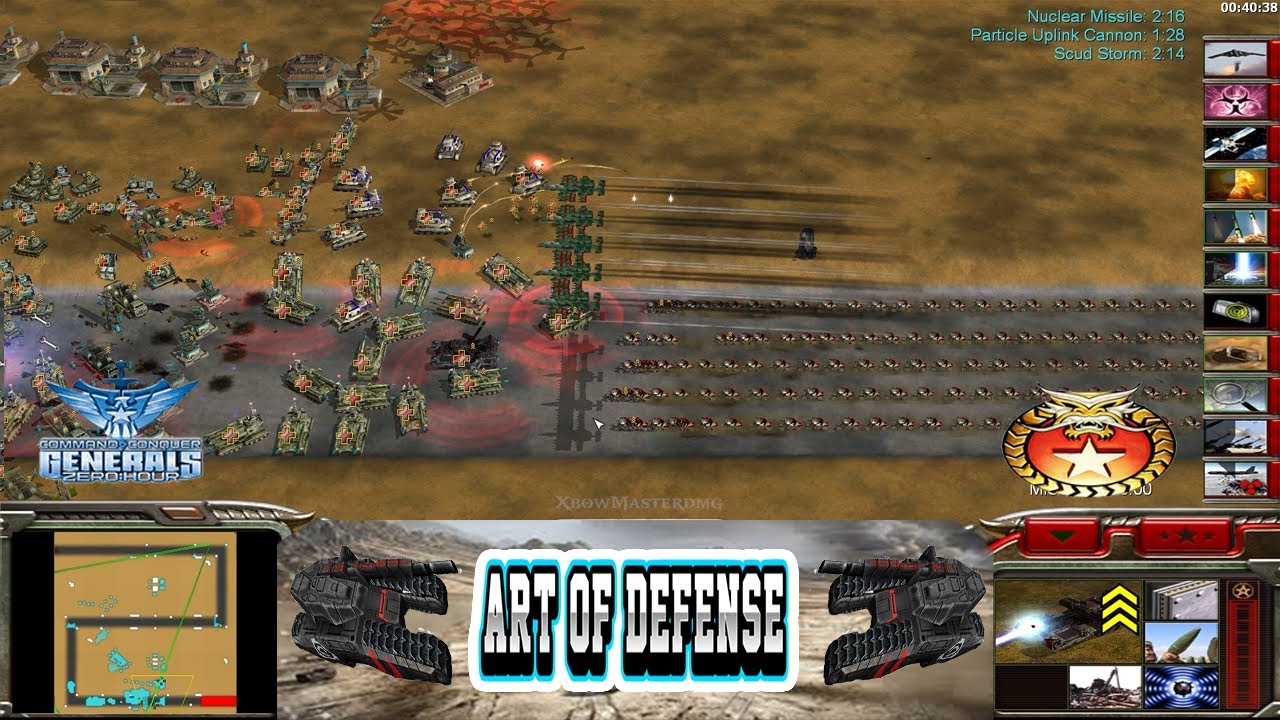 Command & Conquer: Generals - Zero Hour - Art of Defense Gameplay