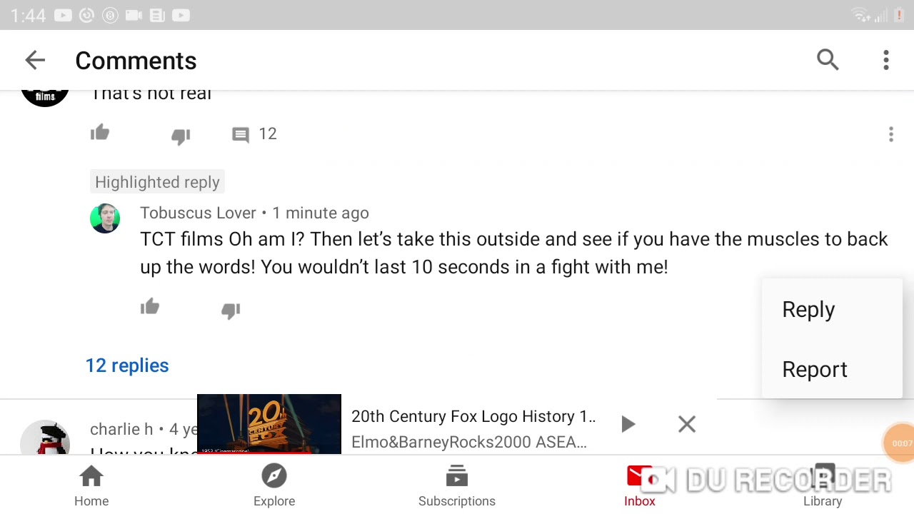 SCREW YOU TOBUSCUS LOVER!!!!