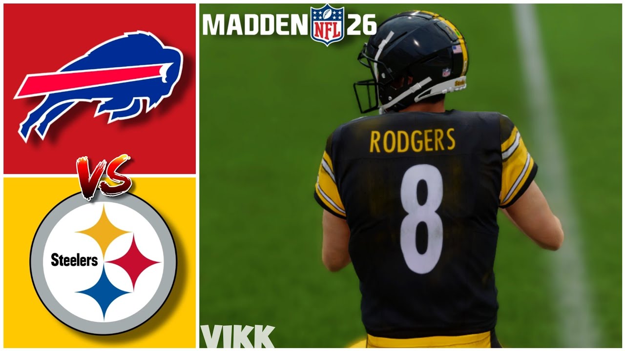 Bills vs Steelers Week 13 Simulation (Madden 26 Rosters)