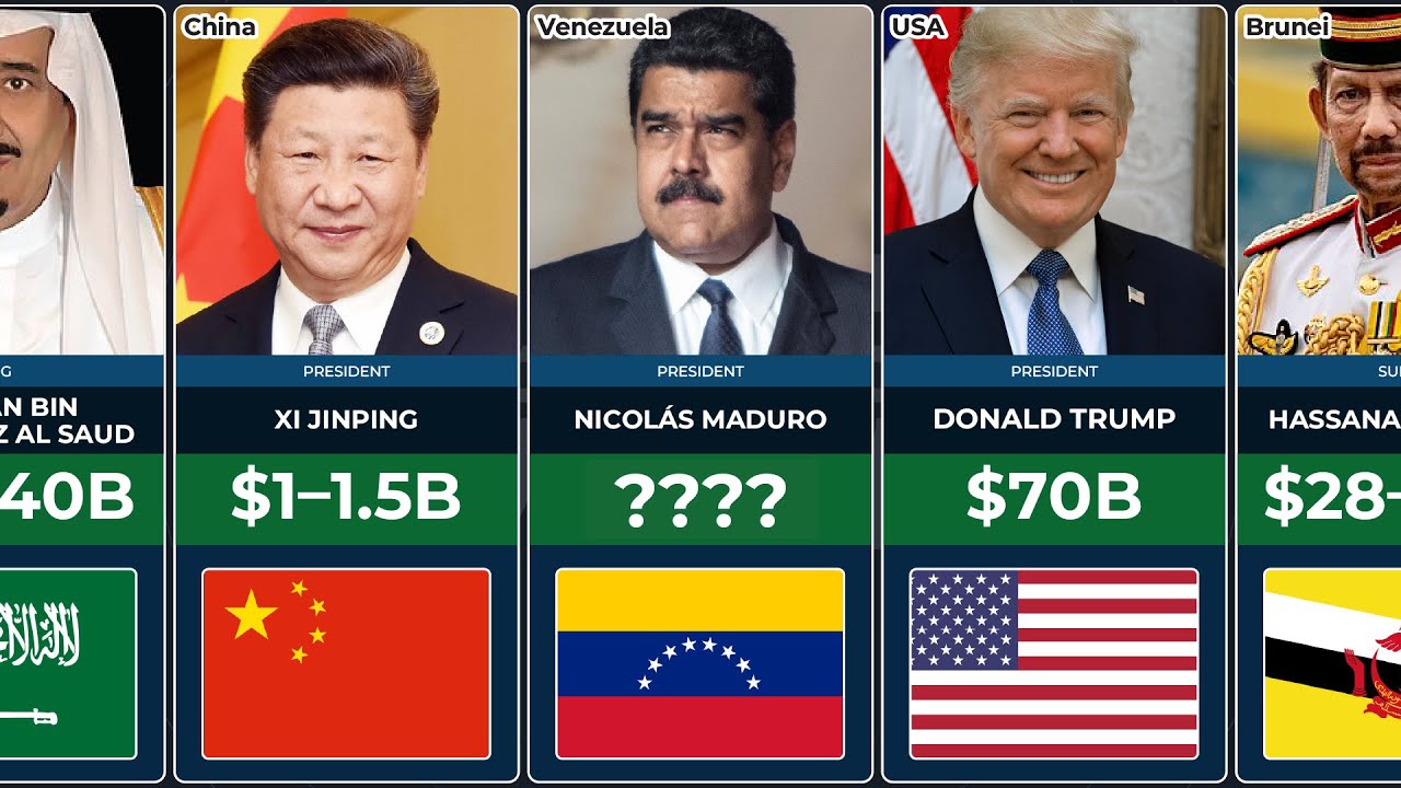 Top Richest Country Leaders and Their Net Worth