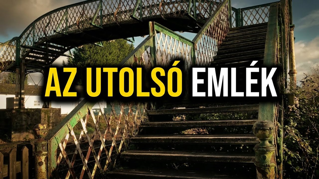 Már csak ez a felüljáró maradt az egykor volt állomásból.