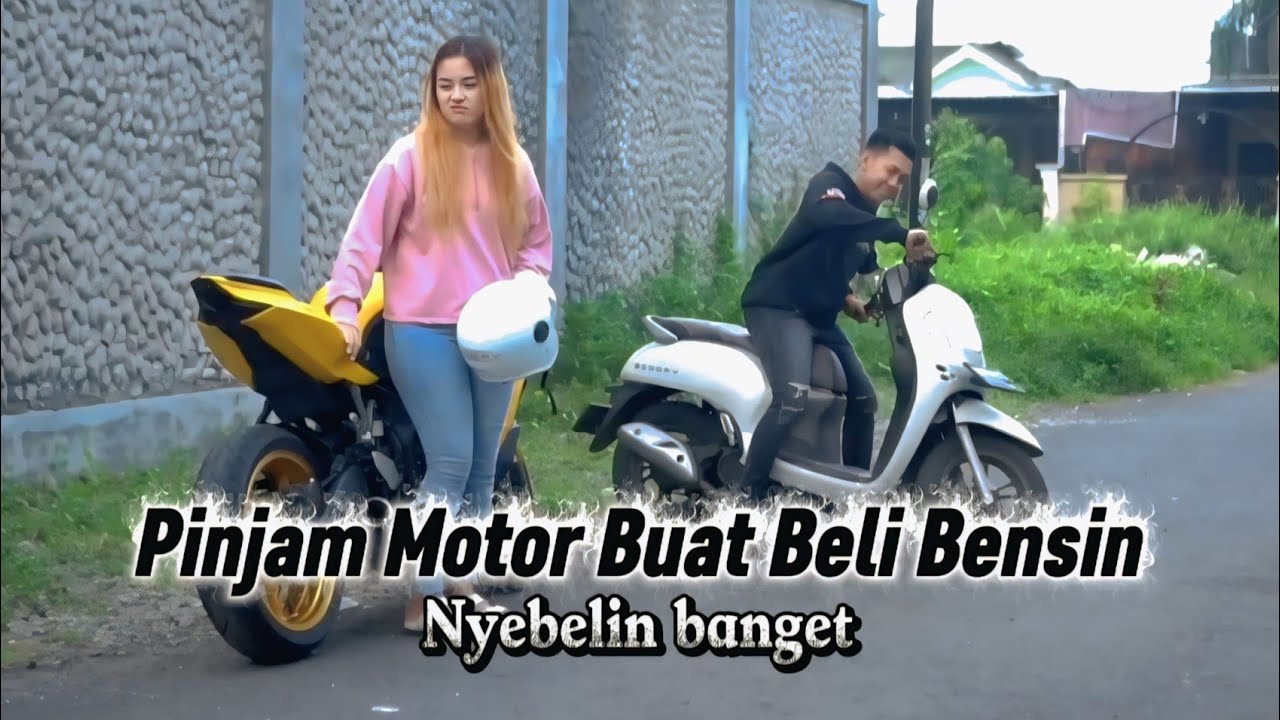 GARA2 NOLONGIN COWOK GAK DIKENAL KEHABISAN BENSIN CEWEK CANTIK INI MALAH BERJODOH DENGANNYA, Sosweet