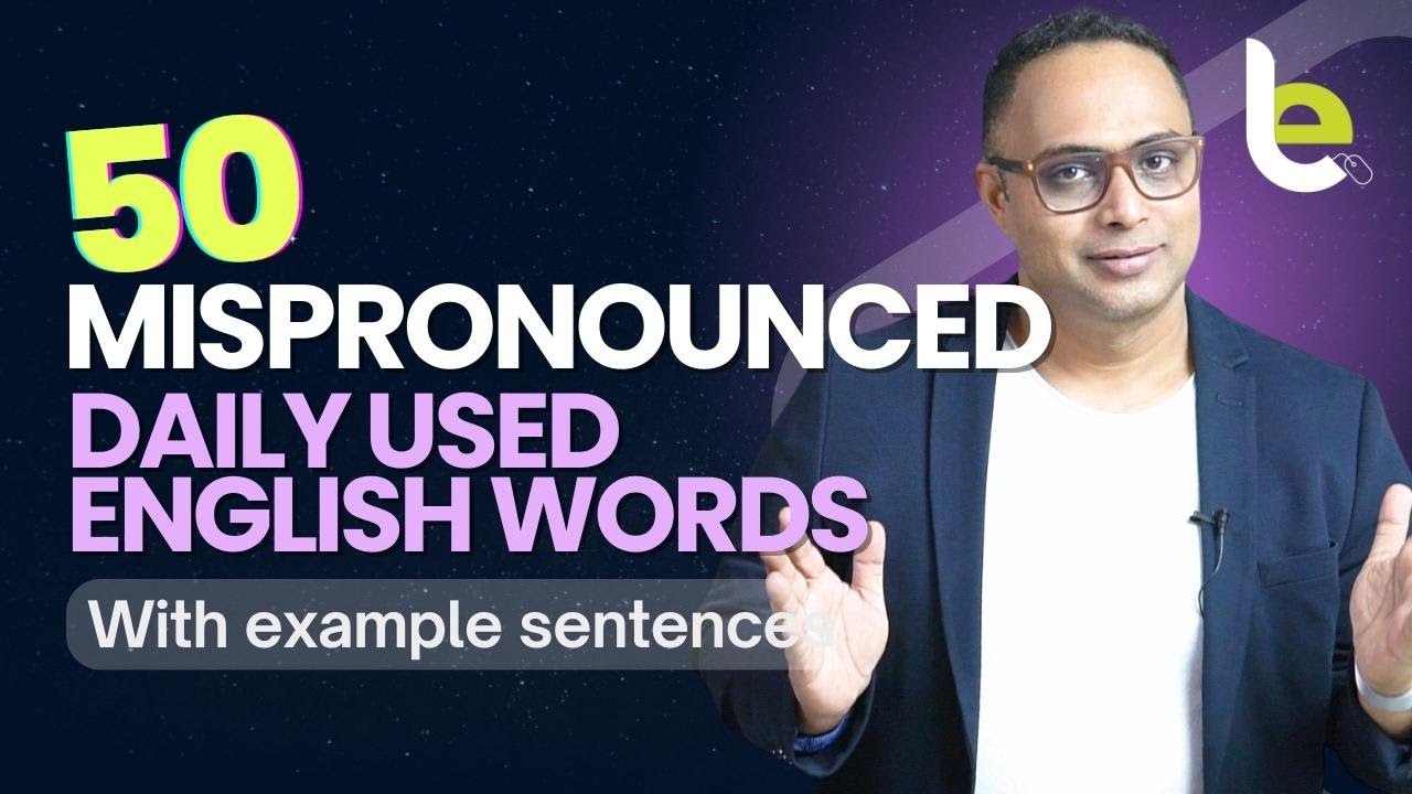 50 Commonly Mispronounced Daily Use English Words| English Pronunciation Practice - Aakash