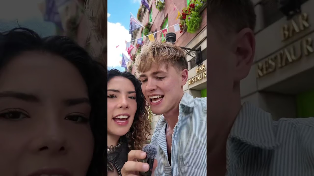 American tries pronouncing Irish names! #shorts