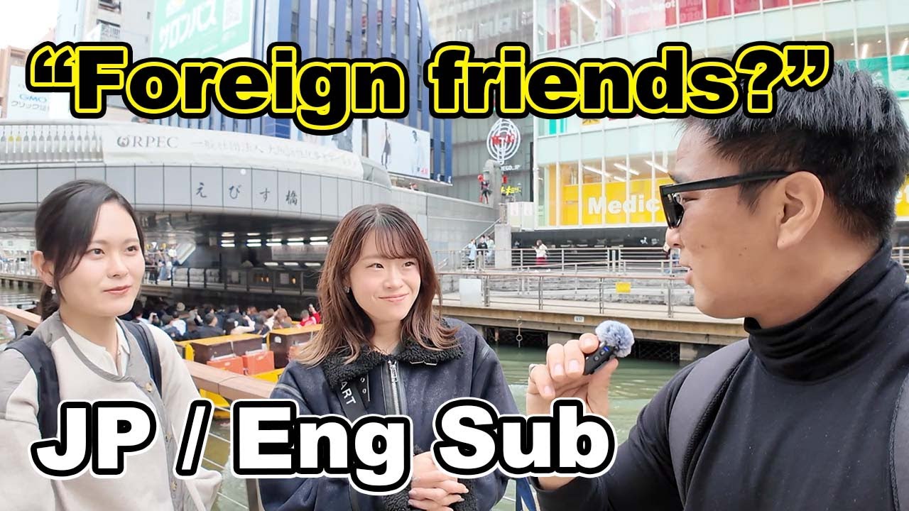 【N4-N3】Street interview - Easy Japanese Vlog / Japanese listening practice