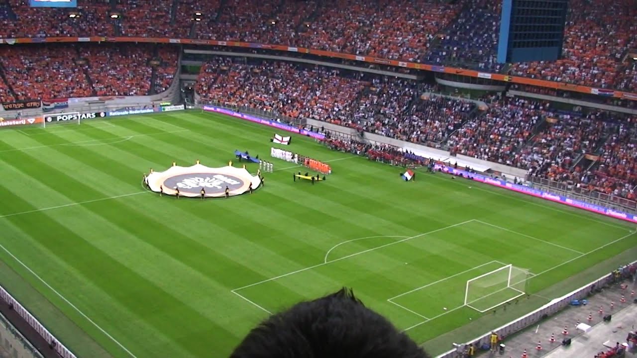 Holland V England @ Ajax Stadium Amsterdam 12-08-09  National Anthems
