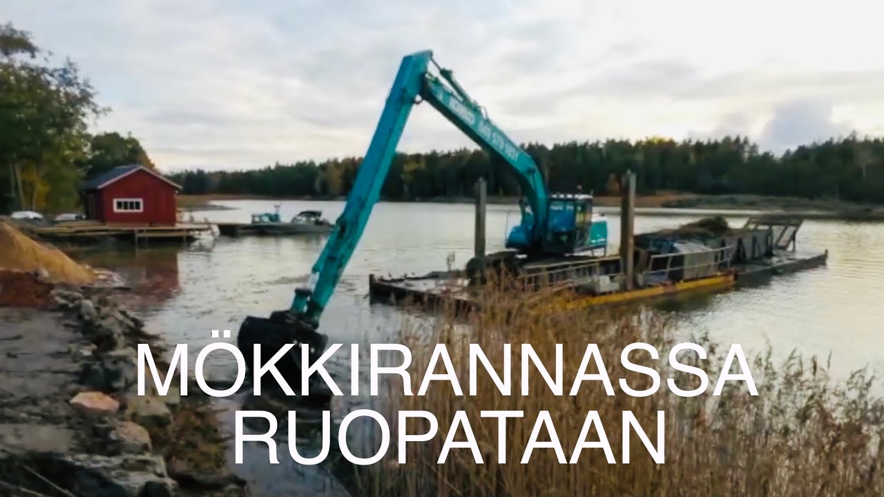 Mökkirannan ruoppaus: ammattilaisen ajatuksia @KRANTTUTANTTU