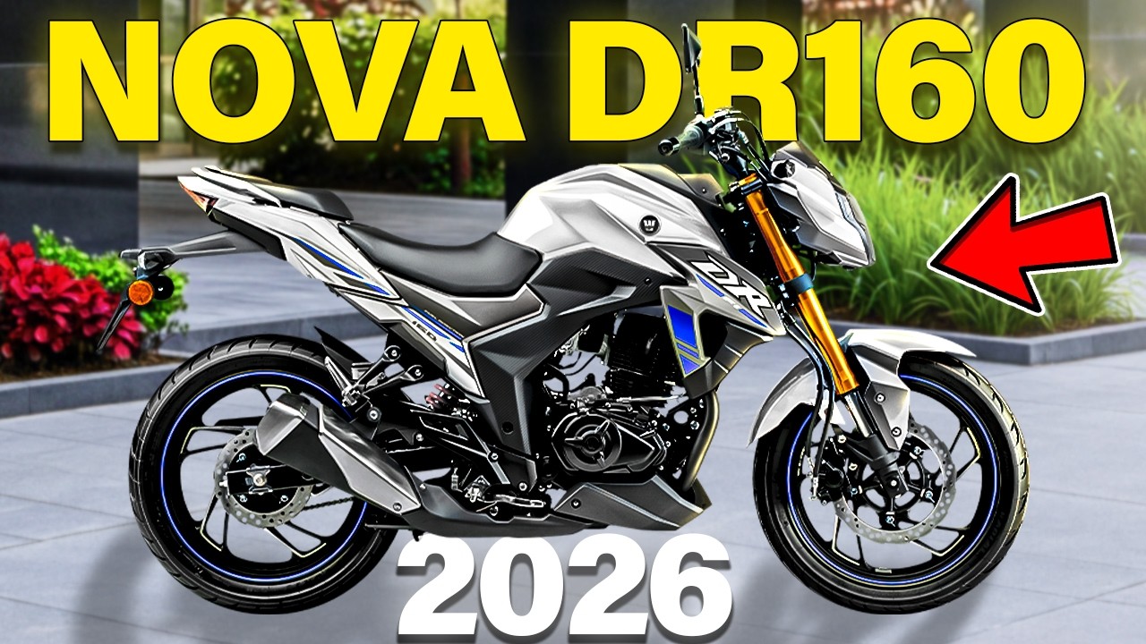 Nova Haojue DR 160 2026: Moto Bonita, Esportiva e... Sem ABS? Vale a Pena?