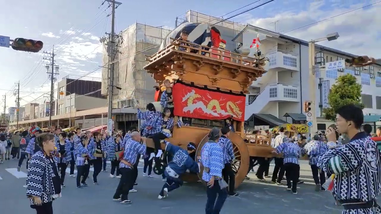 令和5年 掛川祭り 2日目 2023.10.7 イシバヤ交差点