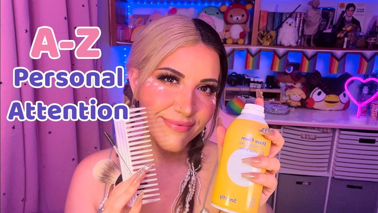 ASMR | A to Z Personal Attention Triggers 💆🏽‍♀️ (Fast & Tingly)