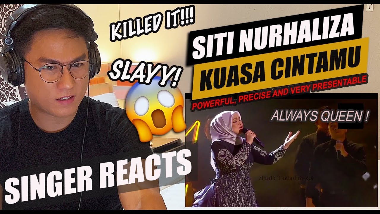 Siti Nurhaliza - Kuasa Cintamu LIVE  [AME 2021] | SINGER REACTION