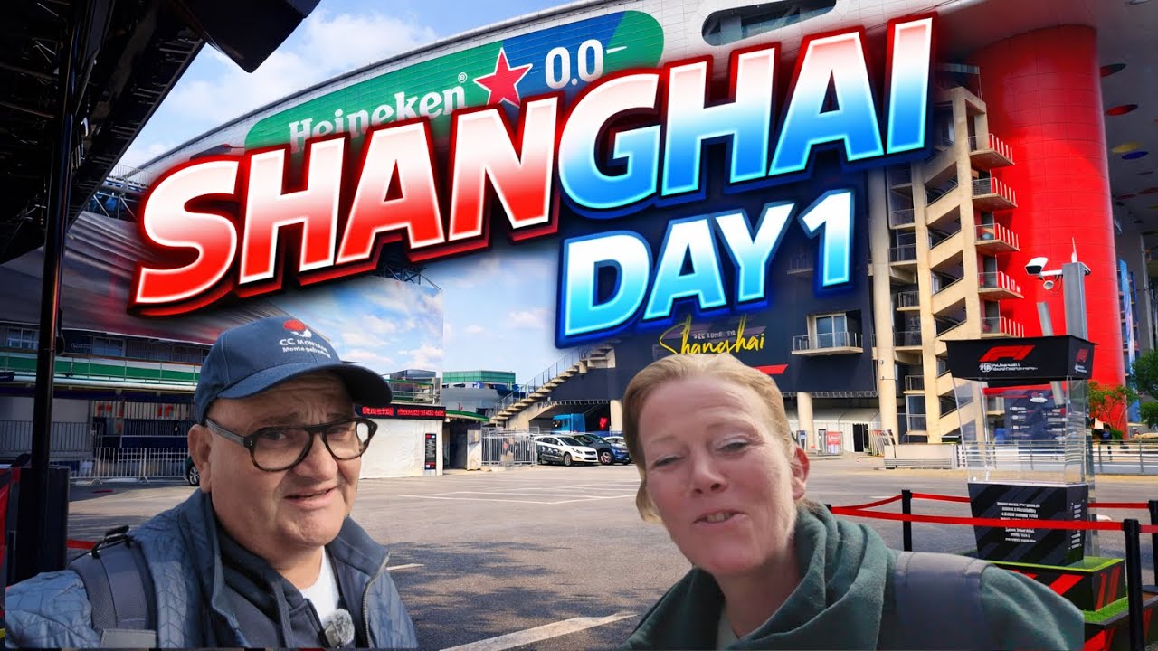 Shanghai day 1 Build-up for the weekend! 