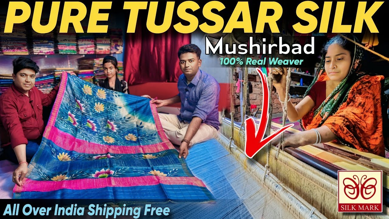 100% Pure Tussar Silk | Bishnupuri Katan | Murshidabad Silk || Latest Designs @Wholesale Price