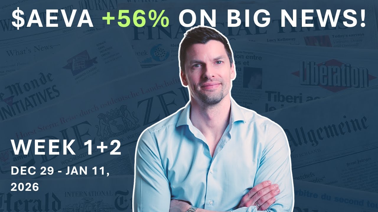 Акции $AEVA выросли на 56%! | 🗞️Еженедельные новости: 29 декабря - 11 января 2026 г.