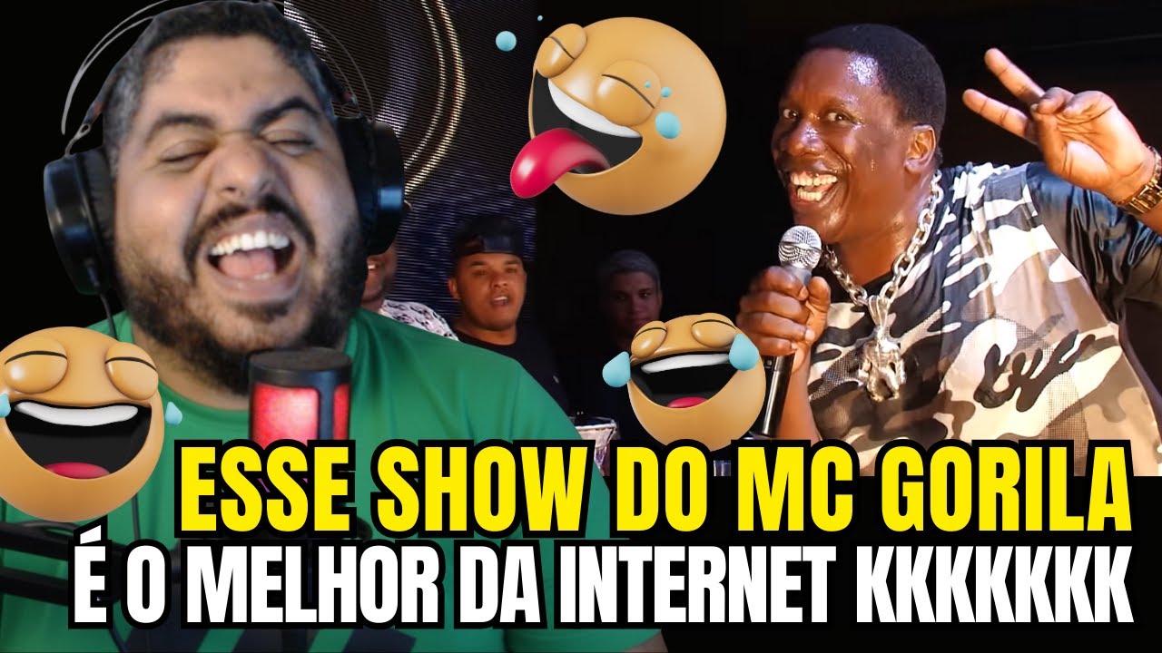 REACT SHOW MC GORILA! IMPOSSÍVEL NÃO RIR! Ao vivo no projeto Funk Carioca (18 anos) | react
