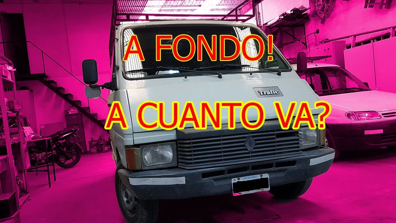 Mi Utilitario 🔞 A FONDO 🔞 Renault Trafic 1.4 0-100 cuarto de milla
