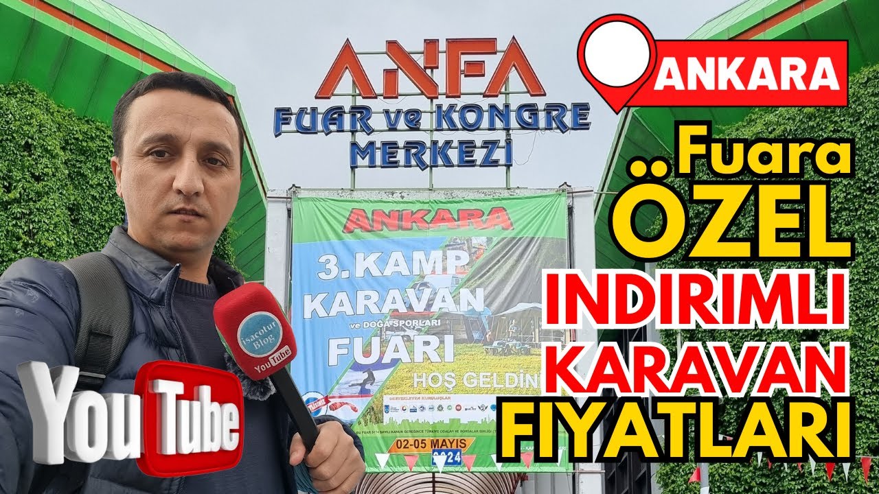 👉Fuara Özel İndirimli Karavan Fiyatlarını Sorduk 🟢️3.Ankara Karavan Fuarı 2024 VLOG