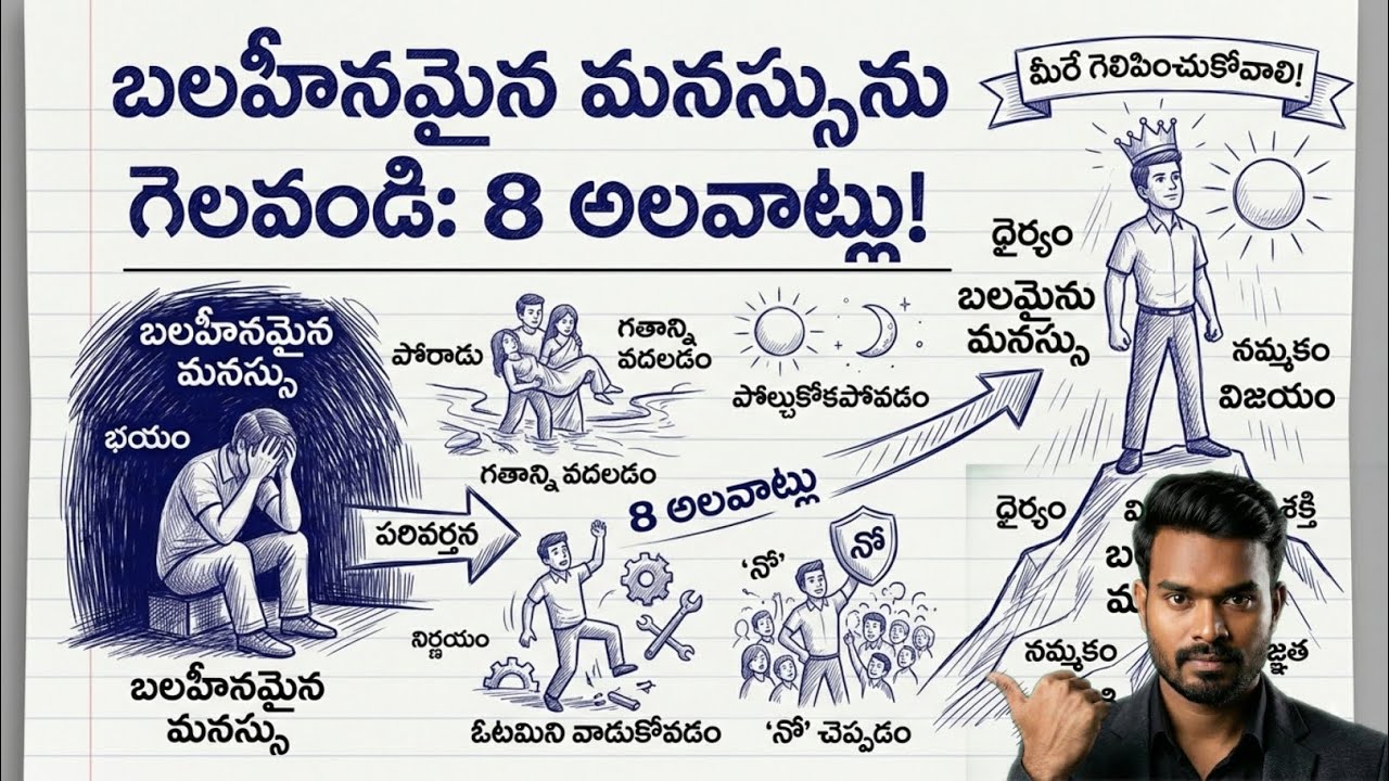మనసు బలంగా ఉండాలంటే ఈ 8 పనులు చేయండి | 8 Habits of Mentally Strong People in Telugu | Mr AK Prime