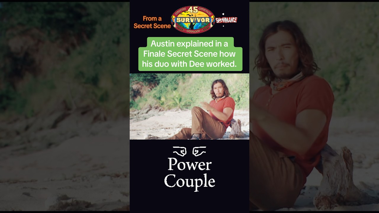 Austin Explained How His Power Duo With Dee Worked in a Survivor 45 Finale Secret Scene
