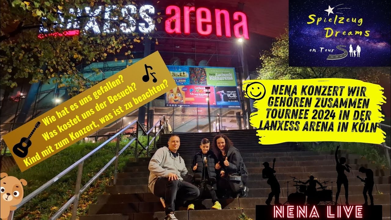 Nena Wir gehören zusammen Tournee 2024  in der Lanxess Arena in Köln Kind besucht erstes Konzert.