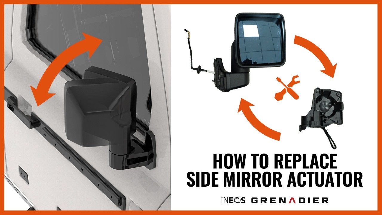 Fixment Guide :  Ineos Grenadier & Quartermaster Car Foldabke Side Mirror Stystem Installtion Guide