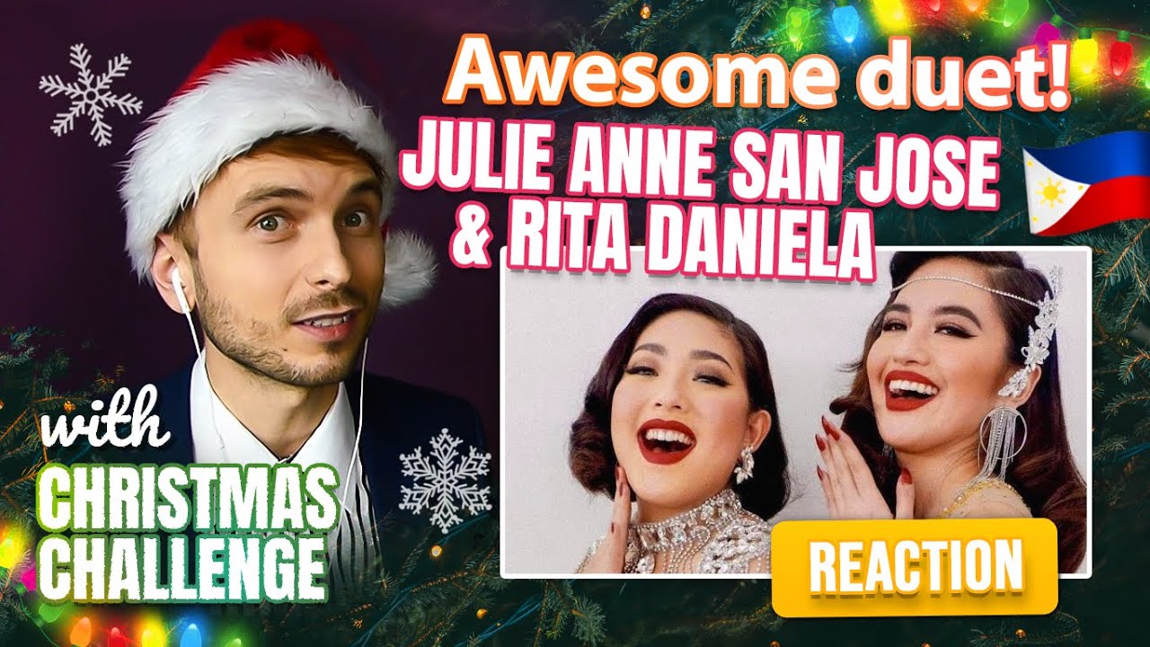 Vocal Coach YAZIK reaction to Julie Anne San Jose & Rita Daniela – All I Want For Christmas Is You